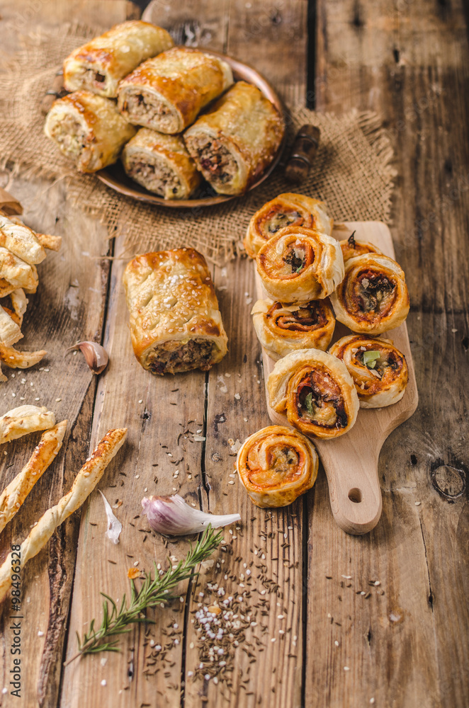 Fototapeta premium Sticks puff pastry