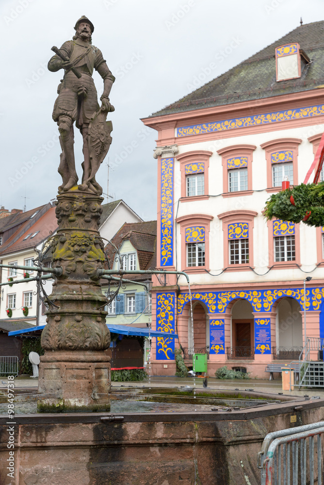 Gengenbach Brunnen Rathaus