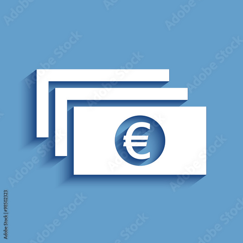 Logo billets. Monnaie.