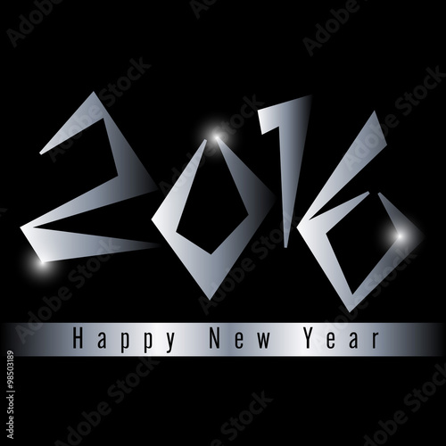 happy new year 2016. Vector illustration