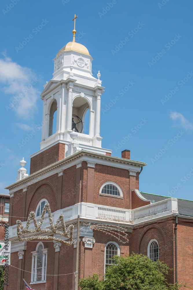 St. Stephen's Church on the Freedom Trail (North End) Boston Massachusetts USA