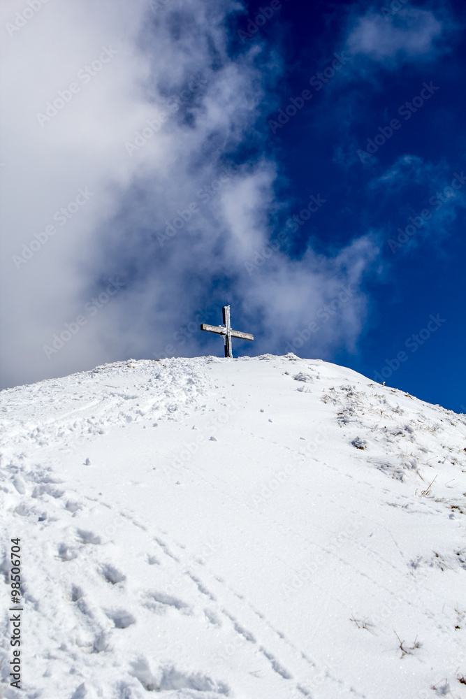 Fototapeta premium Gipfelkreuz