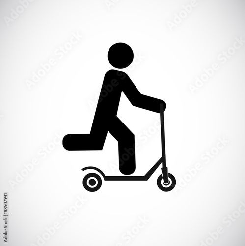 push scooter icon