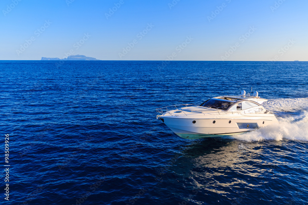 luxury motoryacht in navigation luxury motoryacht in navigation