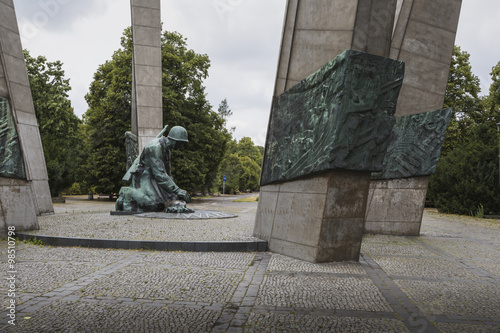Monument in Warsaw, Poland. photo