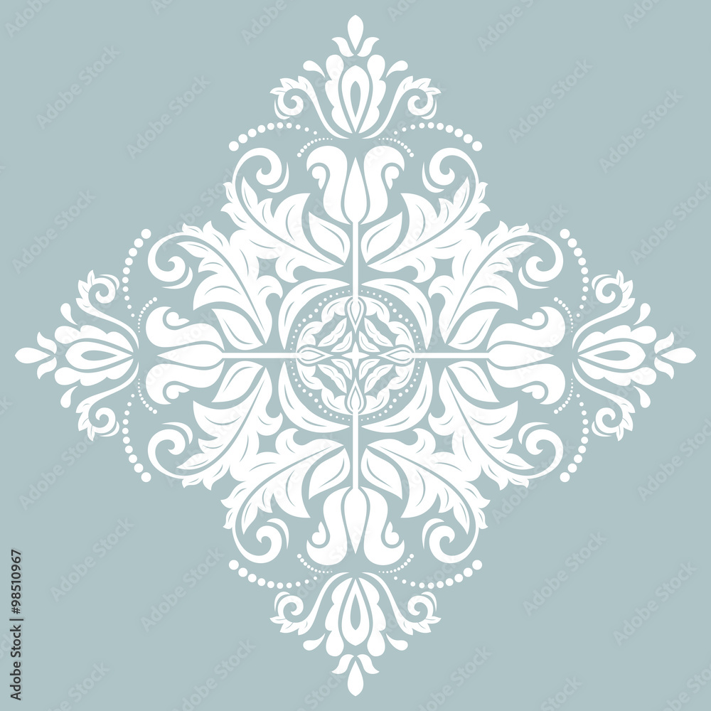 Damask Vector Oriental Pattern Damask Vector Oriental Pattern