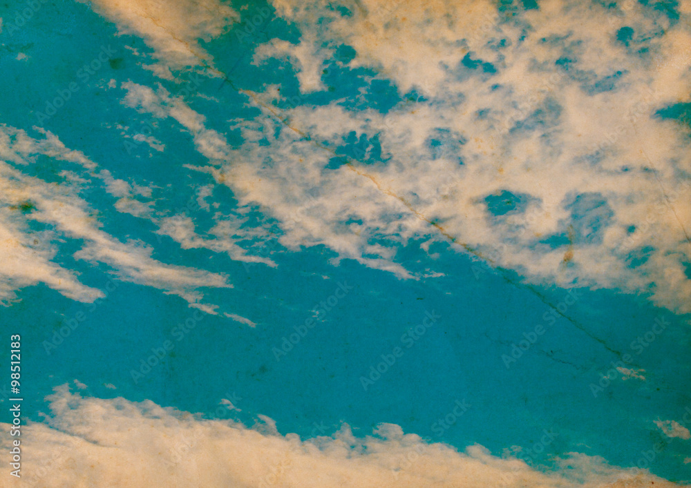 Blue sky with clouds. Blue sky with clouds.