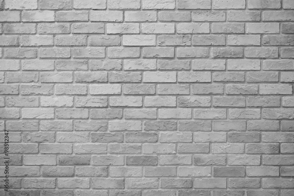 Brick wall background texture in black and white Brick wall background texture in black and white
