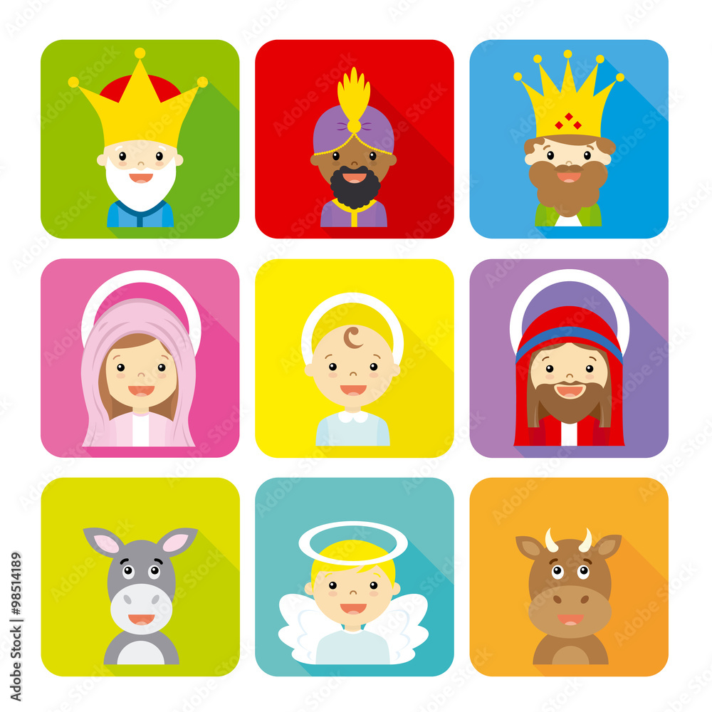 Christmas card. Avatar