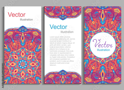 A bright colorful bruchre template