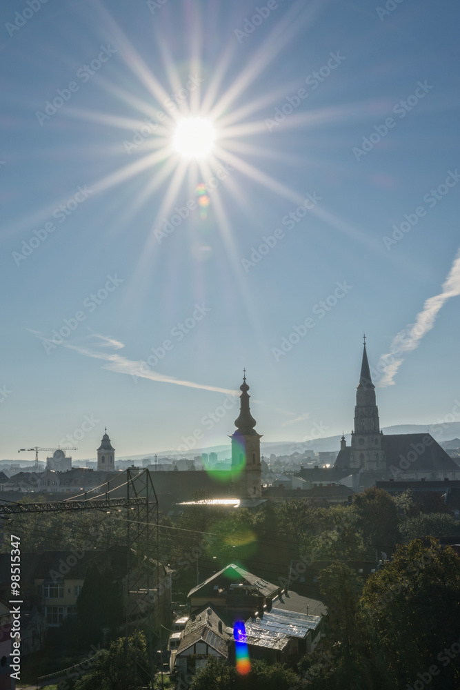 view over Cluj-Napoca