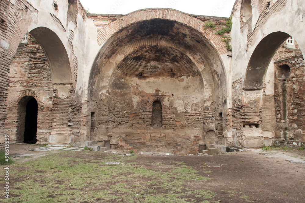 Hagia Sophia Museum in Iznik Town,  before restoration