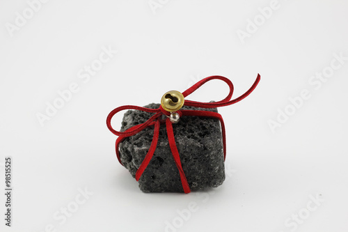 Canvas Print Christmas coal