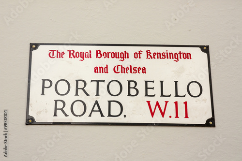 Notting Hill - Portobello Road - Londra © nikla