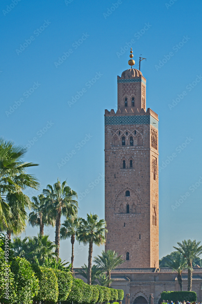 Marroko- Marrakesch, Große Moschee 