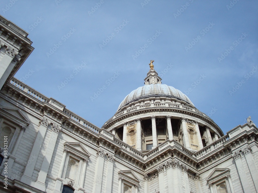 St. Paul's Cathedral dome, London, England, United Kingdom