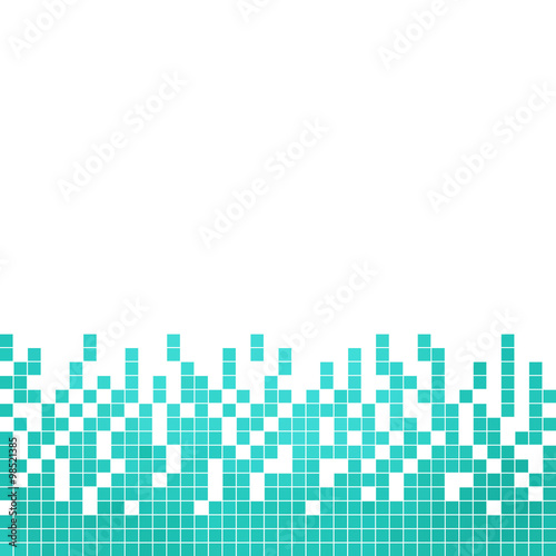 abstract vector square pixel mosaic background