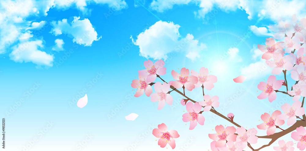 桜 春 花 背景 桜 春 花 背景