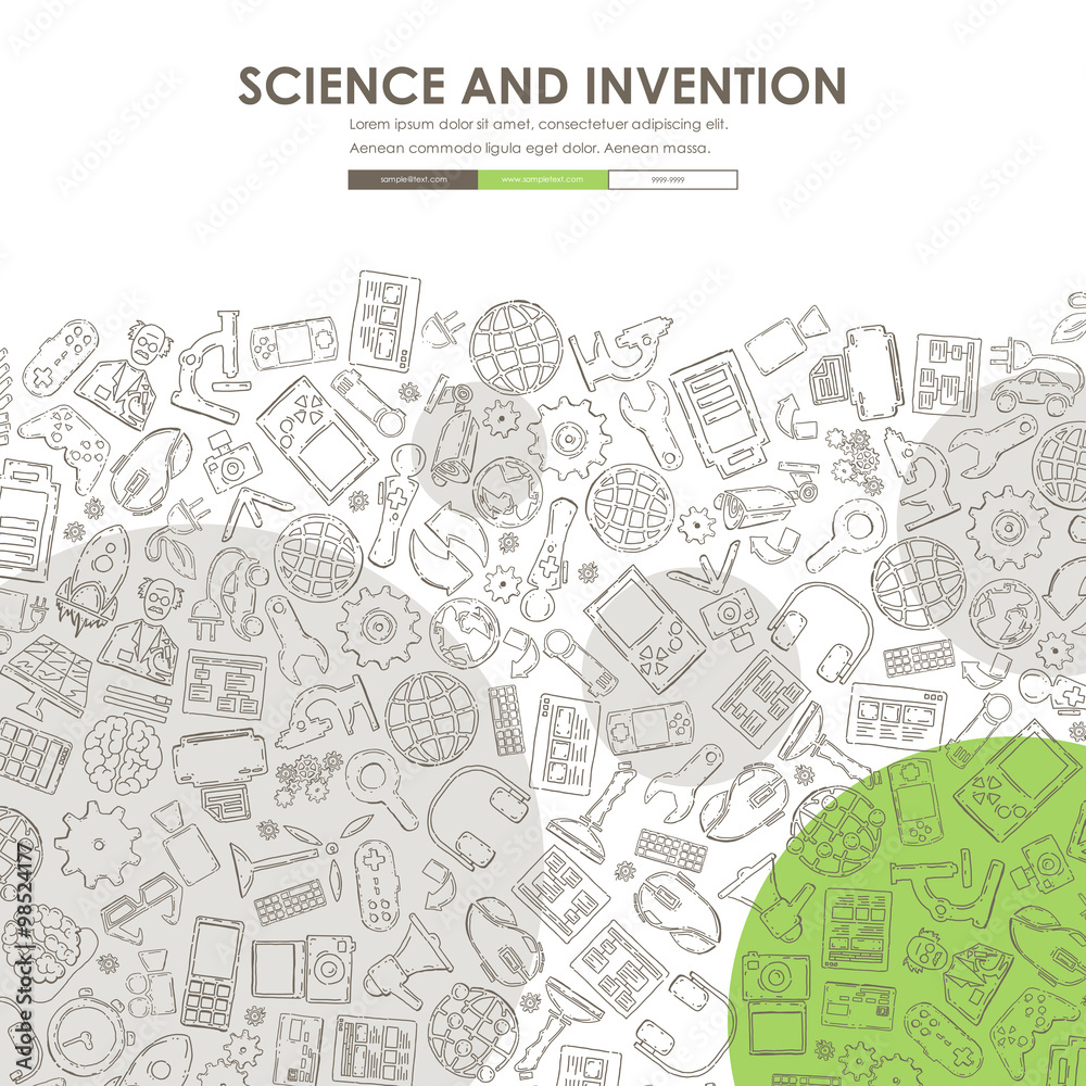 invention Doodle Website Template Design invention Doodle Website Template Design