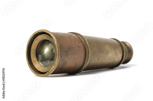 antique telescope photo