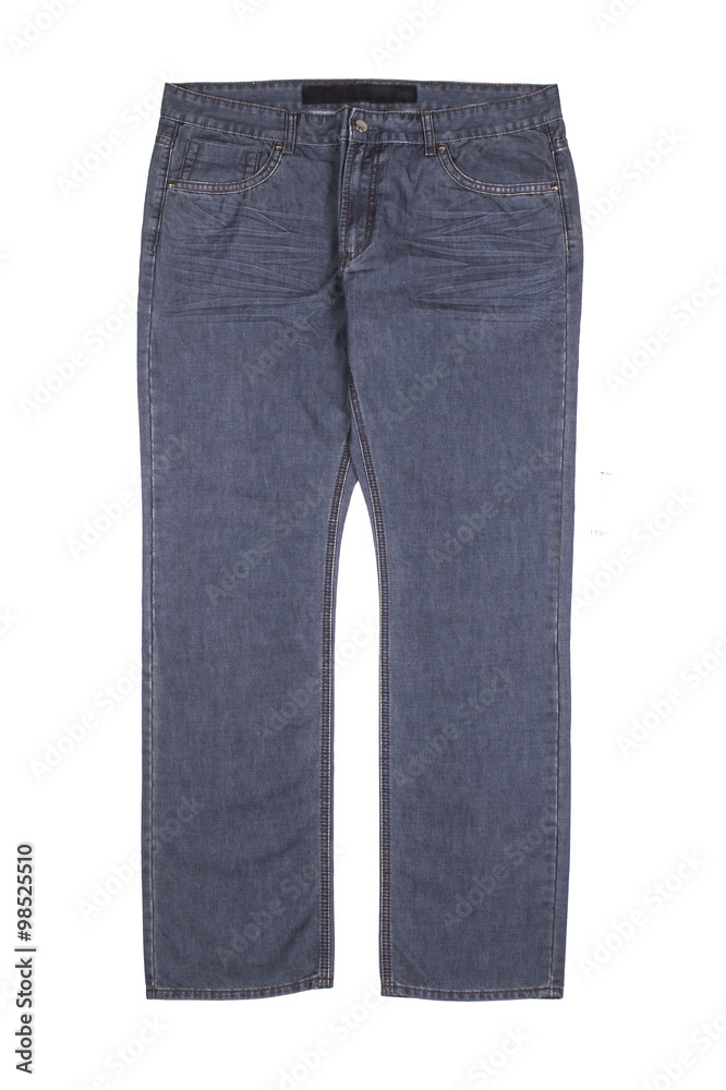 classic blue jeans isolated classic blue jeans isolated