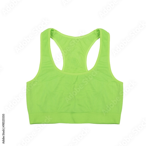 Fotografie sports bra isolated on white