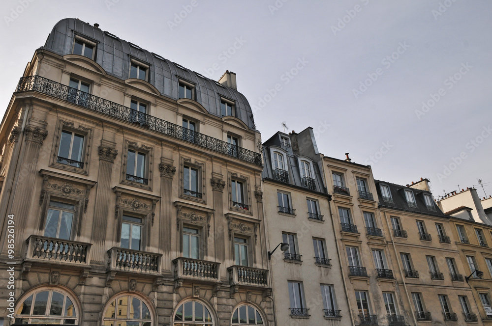 Parigi, case del quartiere Latino