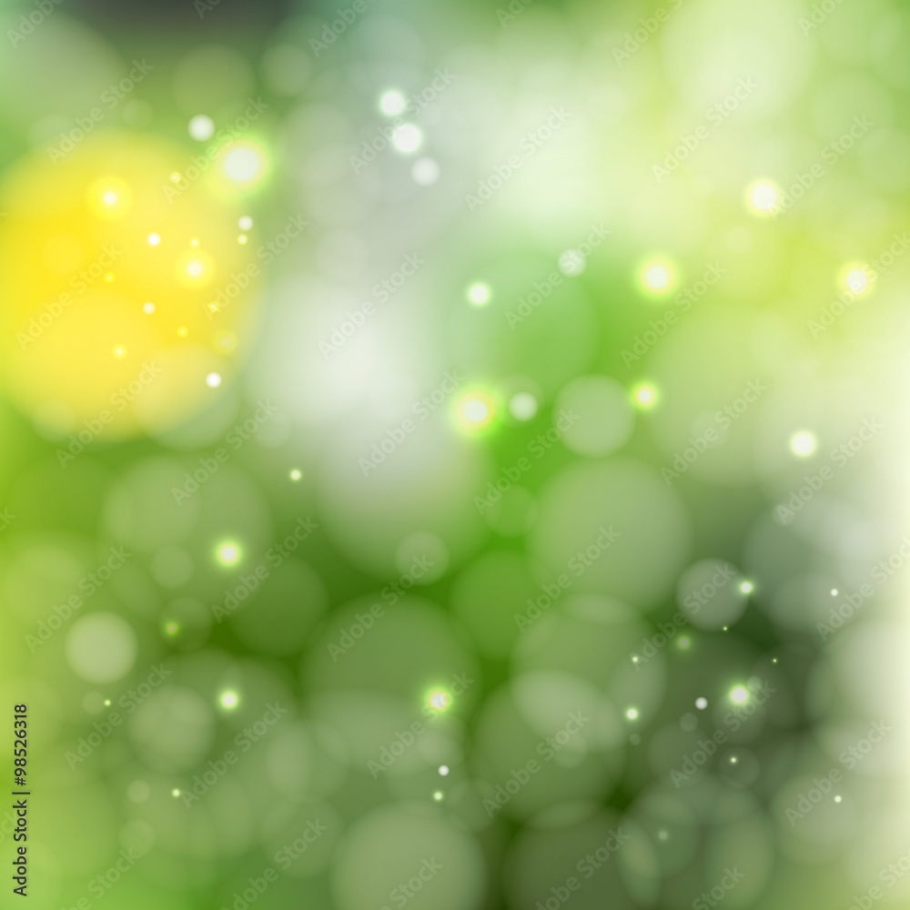 Obraz premium Defocused Background with lights. Blurred backdrop. Abstract Bokeh style vector illustration