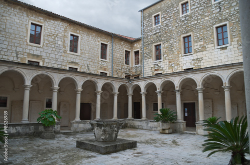 Cloister of the Franciscan monastery, Zadar, Croatia 