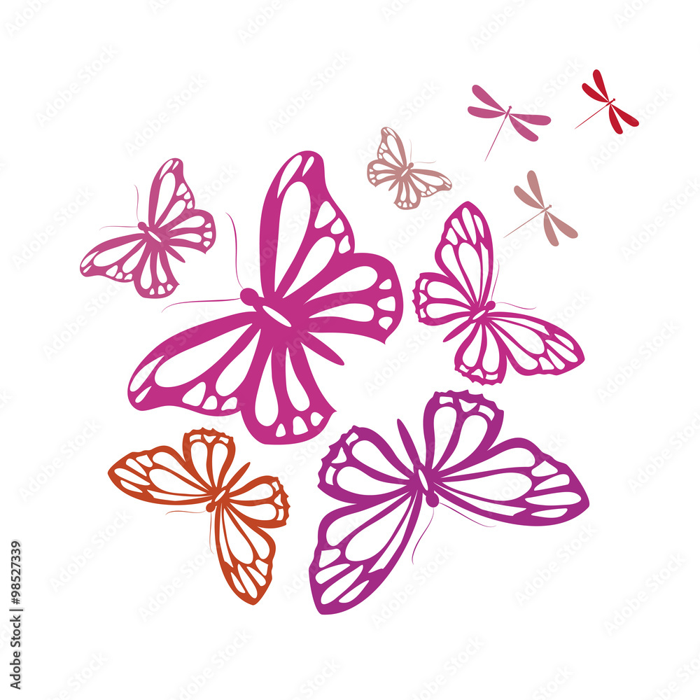 butterflies design