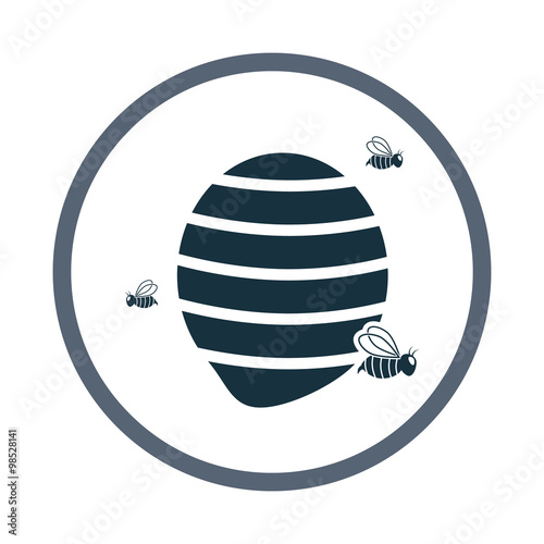 Bee hive icon