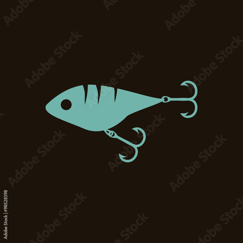 Fishing bait icon