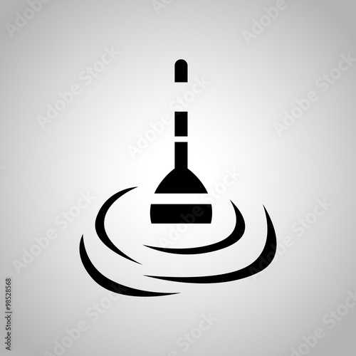 Fishing float icon