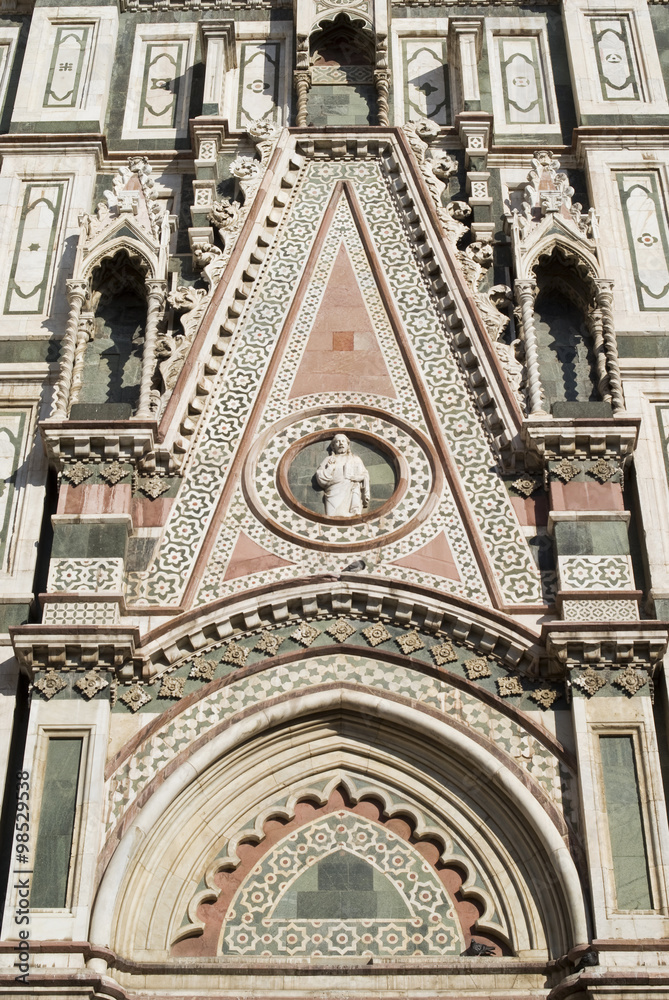Florence Cathedral main door detail