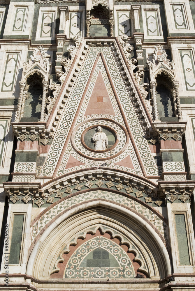 Florence Cathedral main door detail Florence Cathedral main door detail