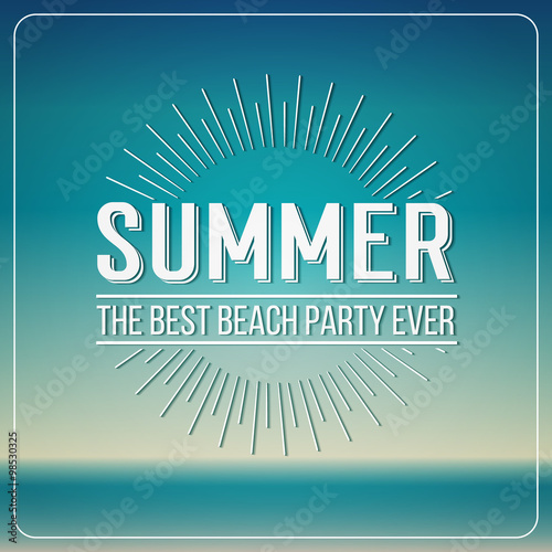 Retro elements for Summer calligraphic designs. Logo for Summer holidays, tropical paradise, sea, sunshine, weekend tour, beach vacation, adventure labels. Vintage ornaments. Vector illustration