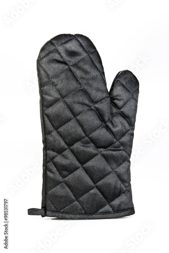 black color cooking glove