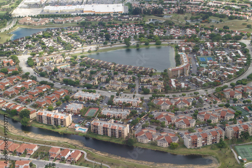 aerial view from miami area
