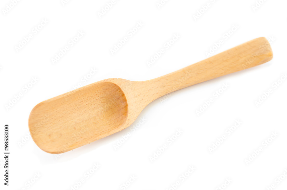 Wooden scoop. Wooden scoop.