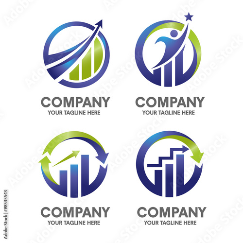  finance marketing logo concept