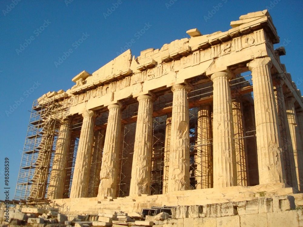 Acropolis, historical buildings