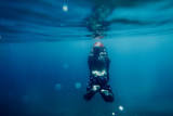 underwater scooter seabob unidentified man dive