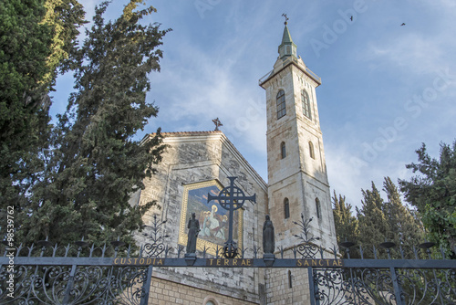 The Church of Visitation, Ein-Kerem, Jerusalem, Israel photo