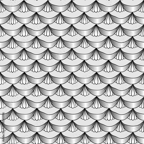 Background from abstract wall hangings