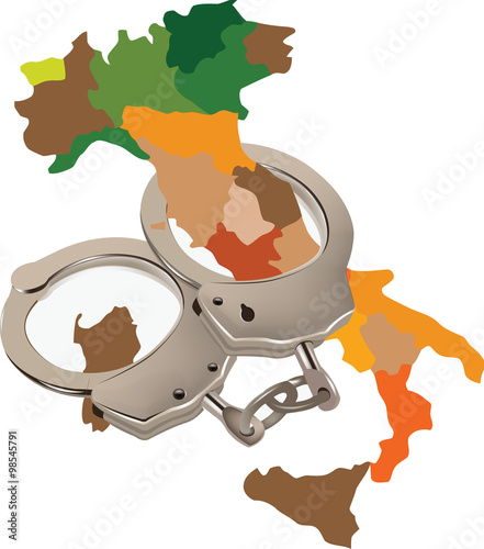 manette arrestato bloccaggio