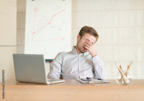 Tired Businessman