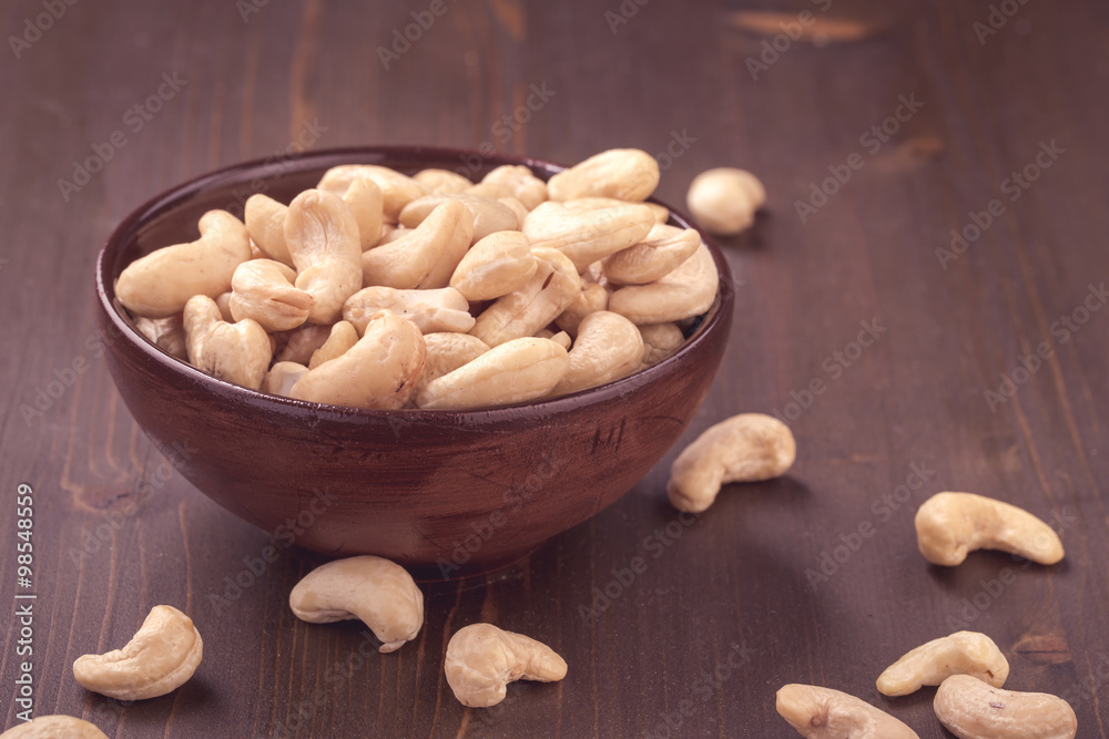 Bowl of cashew nuts Bowl of cashew nuts