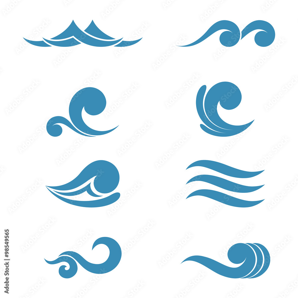 Fototapeta premium symbols of water
