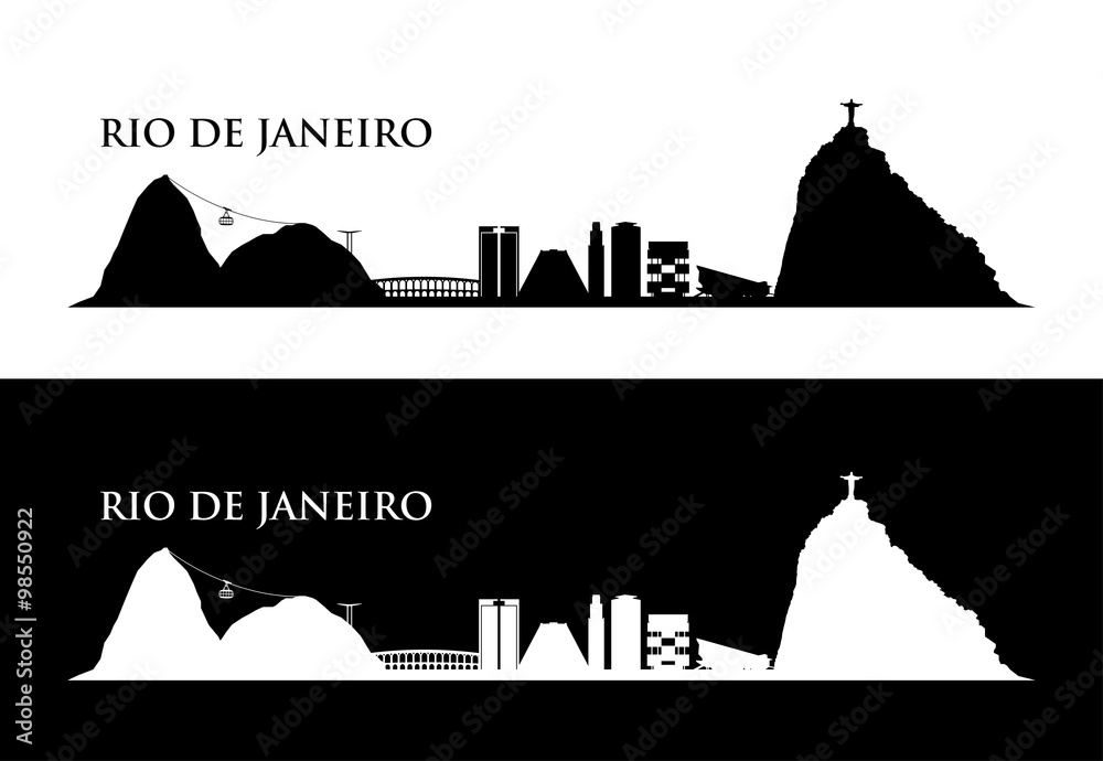 Rio De Janeiro skyline