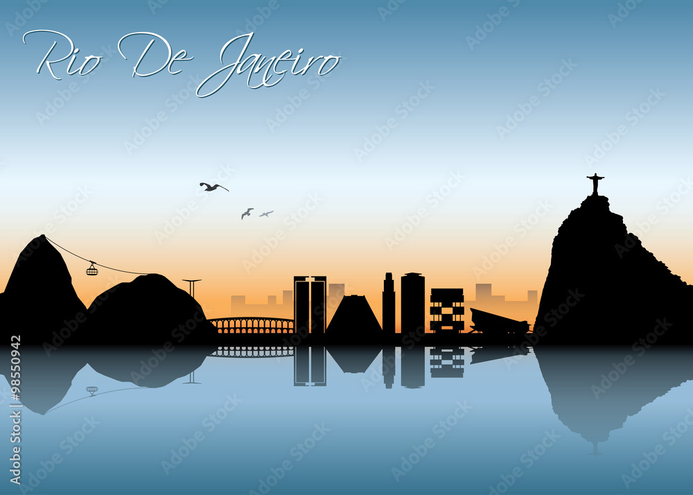 Rio De Janeiro skyline